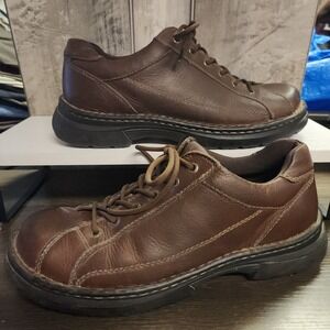 Vintage GBX Mens Chunky Y2K 90s Leather Oxford Shoes Lug Sole Lace Up‎ Size 12M
